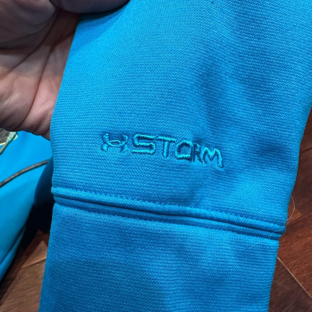 Under Armour Men’s Blue Hoodie with Camo Accents: UA Storm - Picture 11 of 12